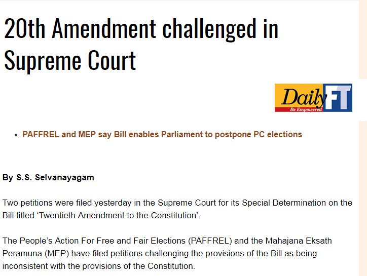 20th Amendment challenged in Supreme Court